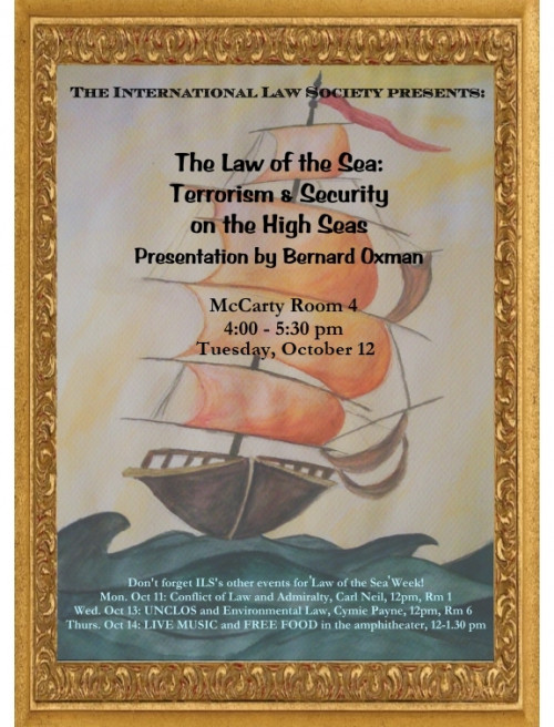 Terrorism on the High Seas, with Bernanrd Oxman.