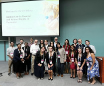 Dr. Wahlberg (pictured center, front row) recently presenting on her proposal at the World Congress of Constitutional Law in South Africa.