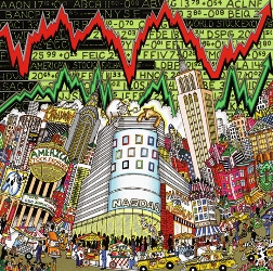 stock market art