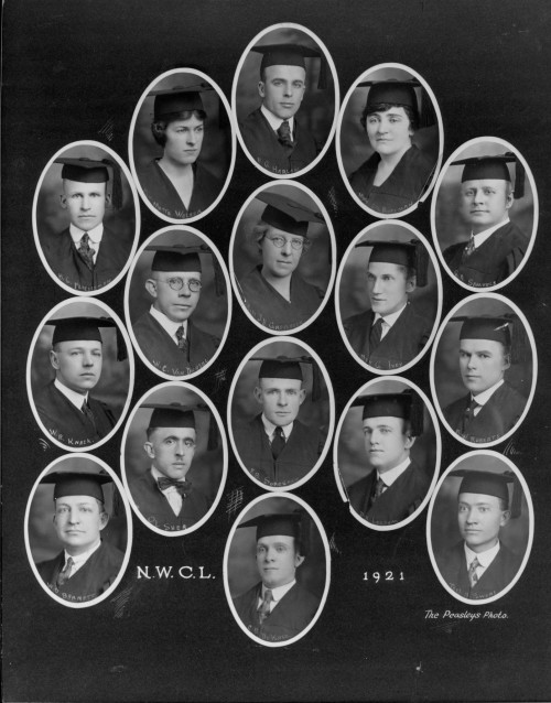 The Class of 1921 has 16 graduates.