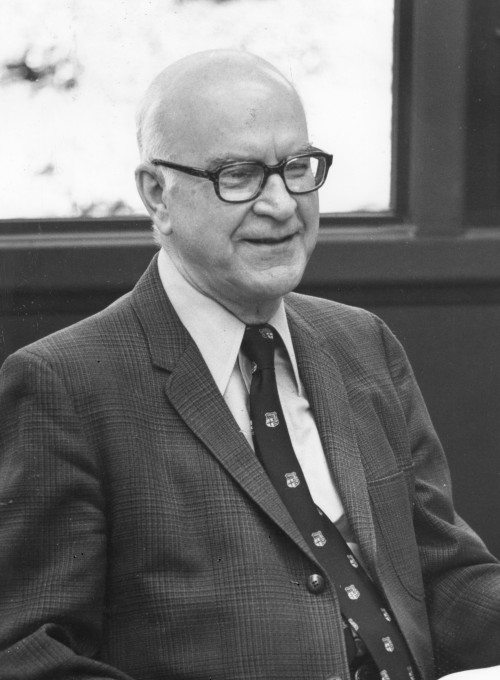 In 1976, Professor Edmund O. Belsheim becomes the recipient of the first Leo Levenson Award for Excellence in Teaching.