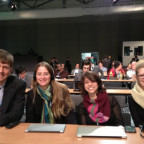 Prof. Chris Wold and IELP students in Warsaw.