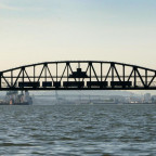 Portland harbor and bridge
