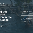 MCGill Journal of Sustainable Development Law presents Lisa Benjamin