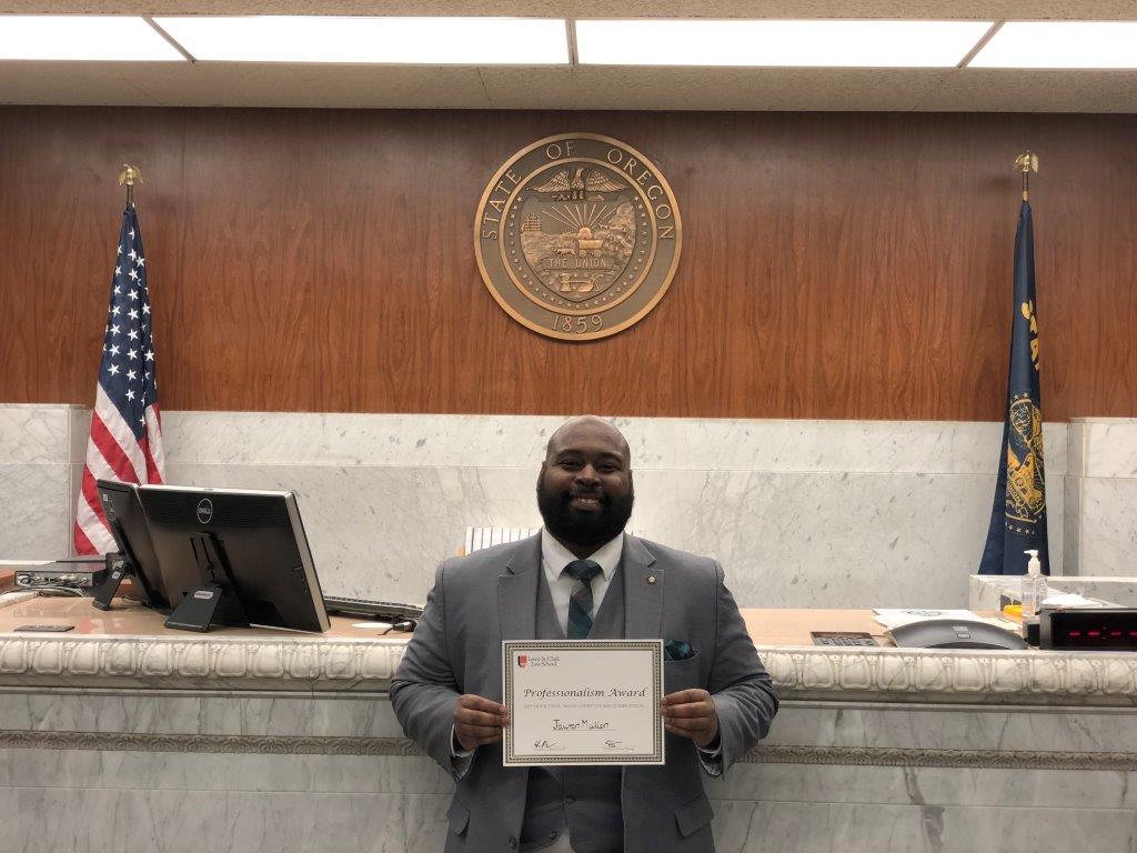 Professionalism Award: Jawan Mullen