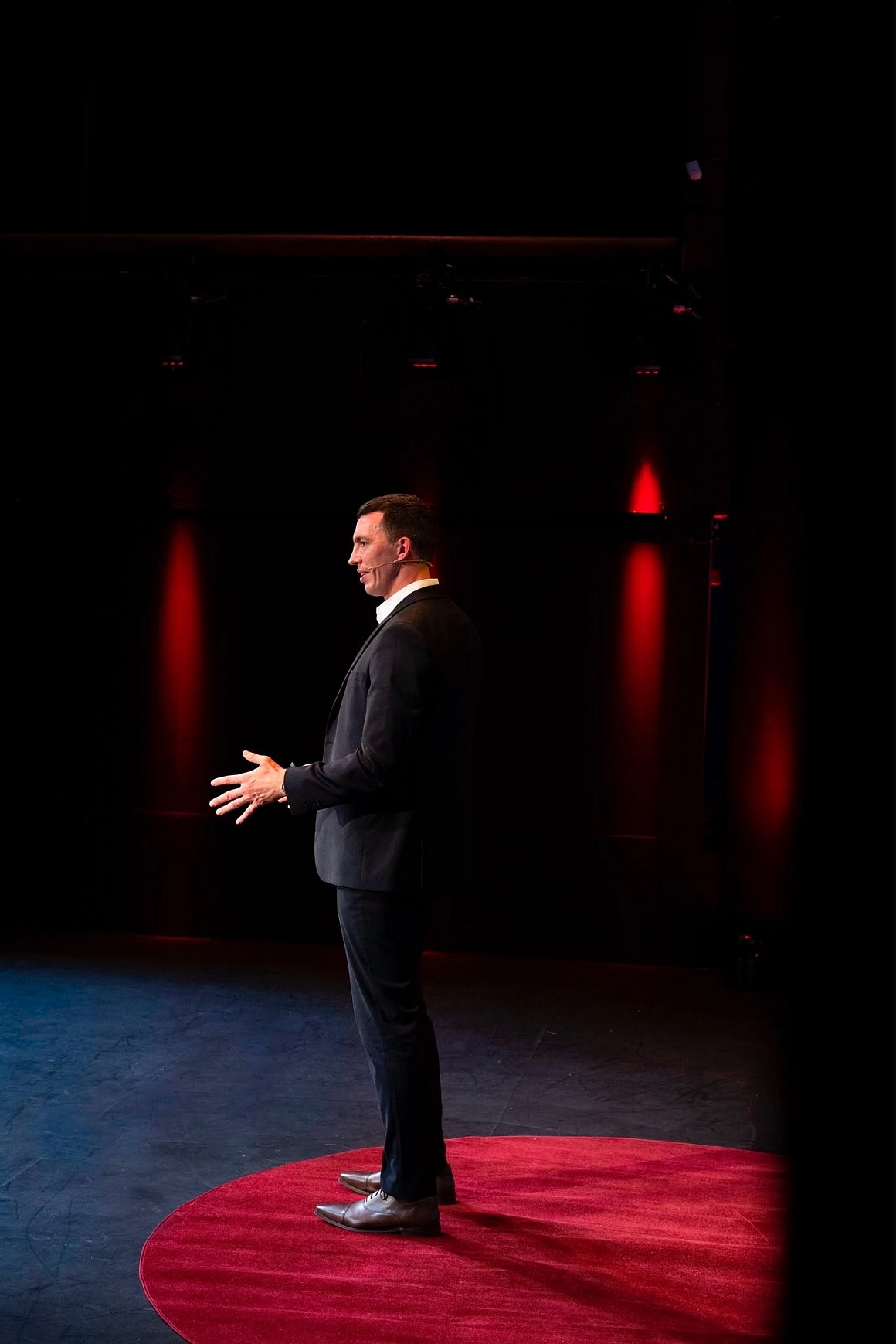 Grant Wilson presenting TEDx Talk