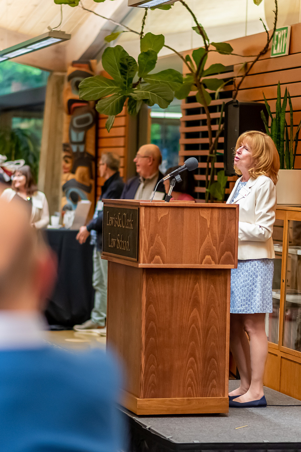 Dean Johnson addresses the crowd at 50 Years of Doug
