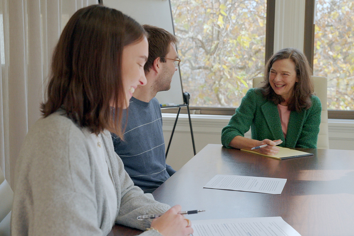 Susan Felstiner with SBLC clinic students