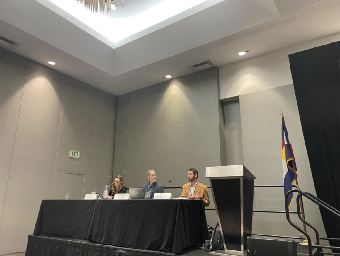 Mary Greene, L&C Law Professor Daniel Rohlf, Dale Ratliff