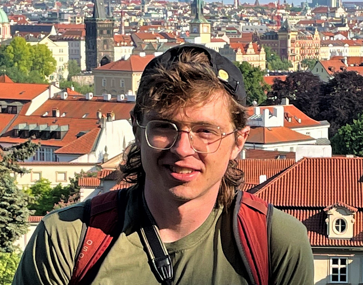 Matthew Gulick '24, traveling.