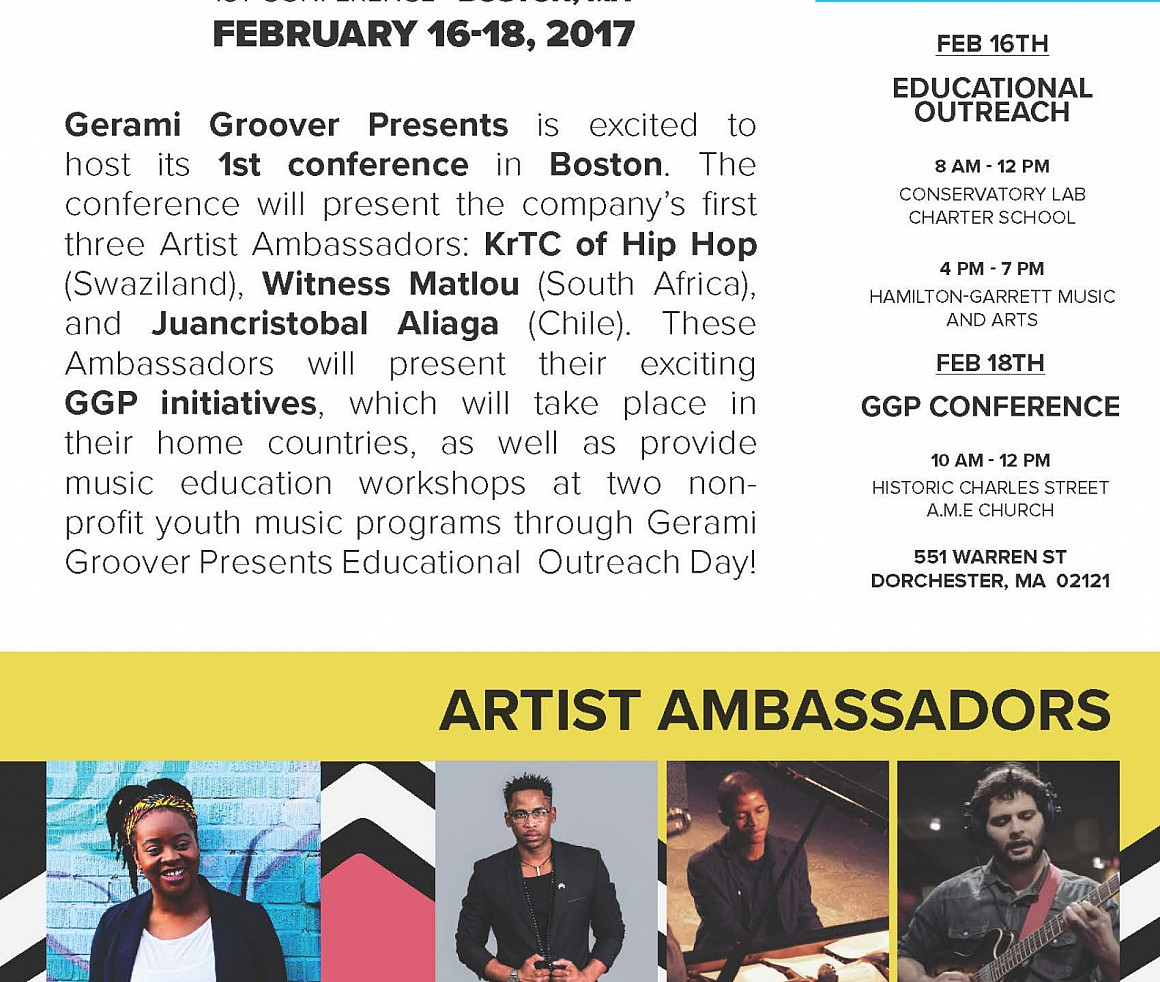 Gerami Groover Presents conference flyer