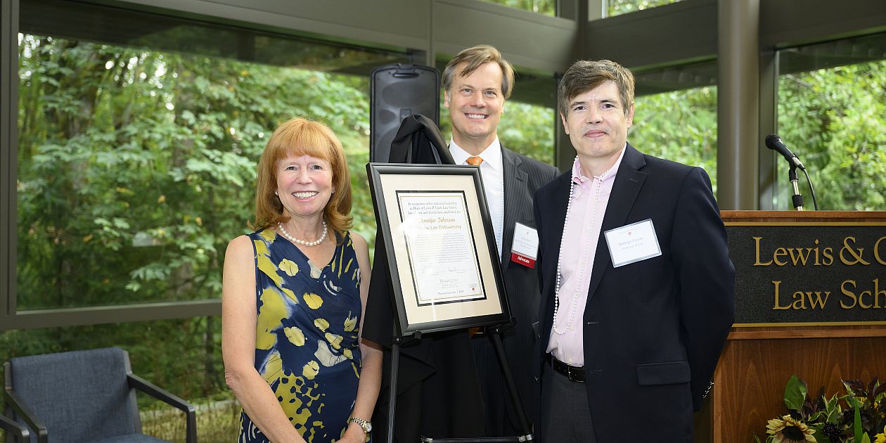 New Business Law Professorship Named for Dean Emerita; Professor