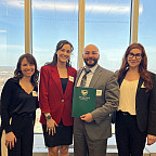 Bonnie Page, Hollis Robb '26, West Aron '25, Brittany Mullen '26