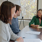 Susan Felstiner with SBLC clinic students