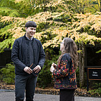 Frank Morton-Park and Professor Lydia Loren