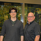 Charlie Morris '26 and Chris Timmer '26