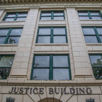 Oregon Justice Building, home of the state's Supreme Court and Court of Appeals in Salem