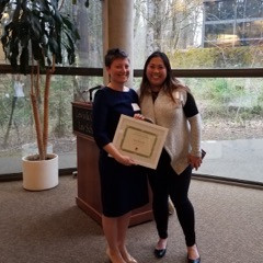 Sarah Einowski and Tracey Than at the 22nd Annual Mentor Awards