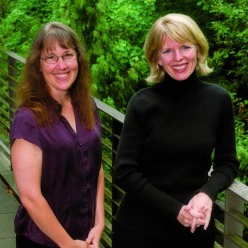 Professor Kathy Hessler (left) and Assistant Dean Pamela Frasch