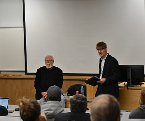 Durwood Zaelke and Professor Wold