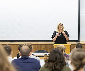 Libby Davis at Orientation
