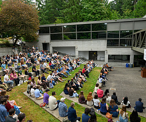 At the Orientation welcome, Law School Dean Alicia Ouellette encouraged the incoming class to, Be open. Open to people, open to ideas, an...