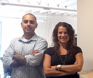 Executive Bobbin Singh '11 and Professor Aliza Kaplan