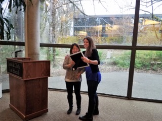 Maura Fahey and Judy Kim