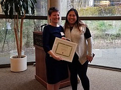 Sarah Einowski and Tracey Than at the 22nd Annual Mentor Awards
