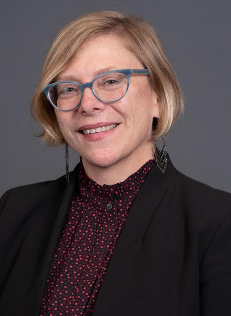 Photo of Sybil Hebb '95, the Amberguey award recipient (PILP).