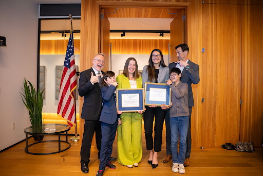 Awardees: Kristen West McCall '06 and Katie Jahangiri '26