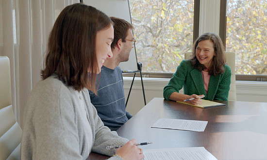 Susan Felstiner with SBLC clinic students