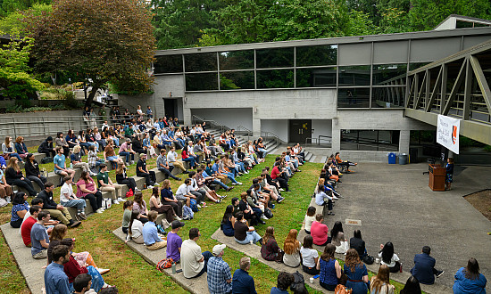 At the Orientation welcome, Law School Dean Alicia Ouellette encouraged the incoming class to, Be open. Open to people, open to ideas, an...
