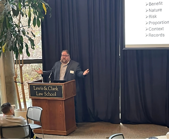 Dan Nichols from Juris Law delivering the keynote