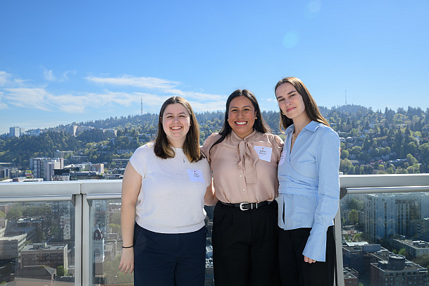Eva England '27, Esther Martinez '27, Leonie Fruehwirth '27 