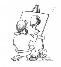 Self Portrait, Ron Lansing