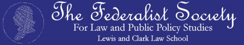 Federalist society banner
