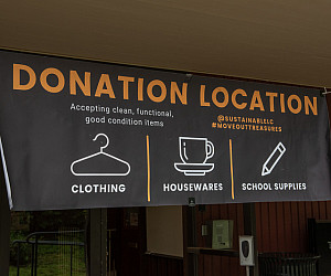 Donation Location Sign