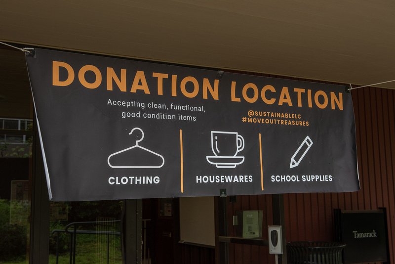 Donation Location Sign