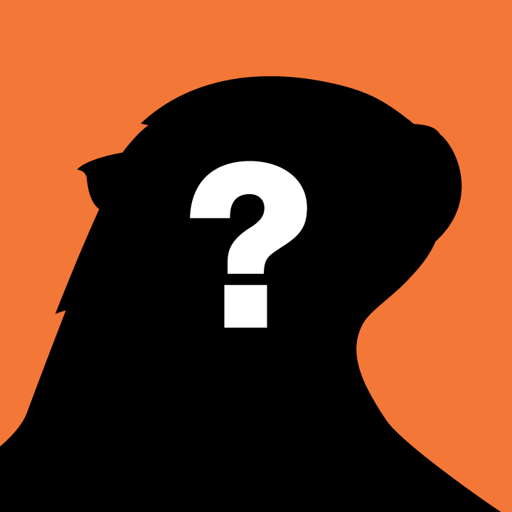 River Otters mascot silhouette