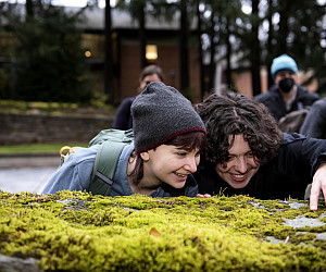 Lewis & Clark's annual Moss Week is just one of the many ways students engage with our green campus.