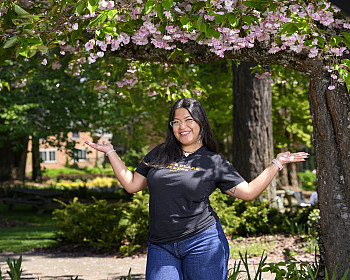 Garcia Bocaletti's commitment to immigrant and refugee communities has shaped both her campus involvement and her work beyond Lewis ...