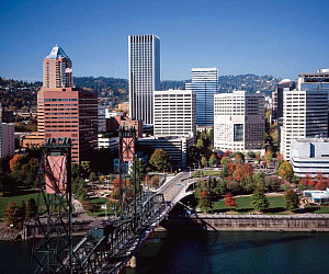 Portland city view