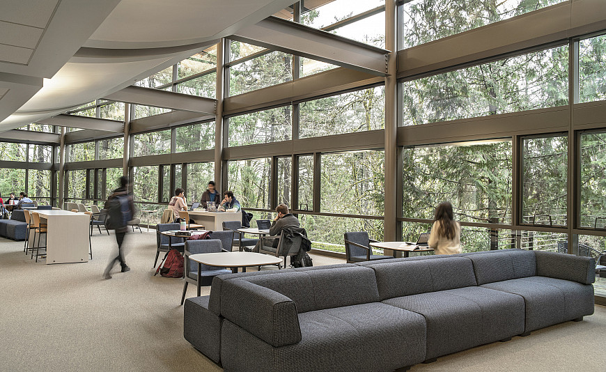 Wood Hall first floor study area. In addition, Wood Hall houses the student computer lab which serves both PC and MAC users, offices for ...