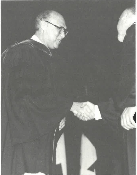 Martin Ginsburg at Law School Commencement 1992
