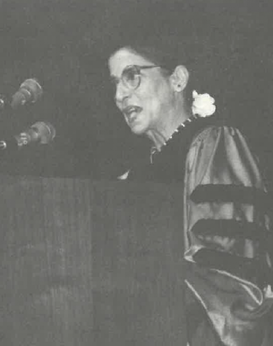 Ruth Bader Ginsburg at Law School Commencement 1992