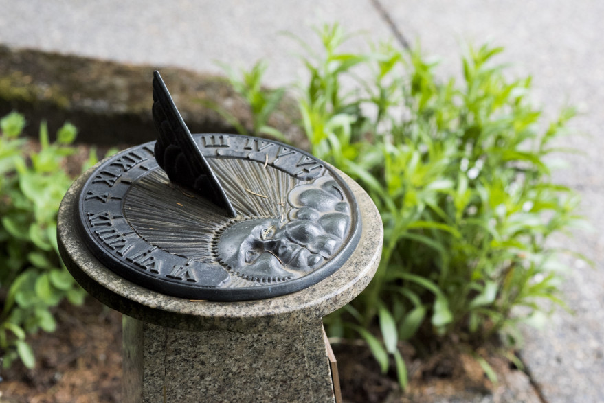 Sundial on the law campus