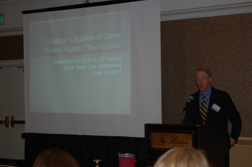 Paul Cassell co-teaches a session on strategic litigation of victims' rights.