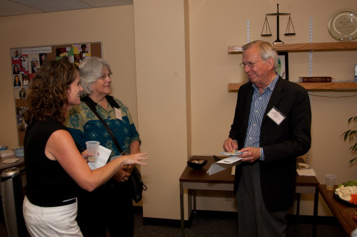 NCVLI Executive Director Meg Garvin catches up with former Oregon Attorney General Hardy Myers