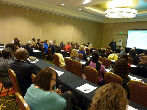 Conference attendees in a breakout session. - Photo by Susan Bexton